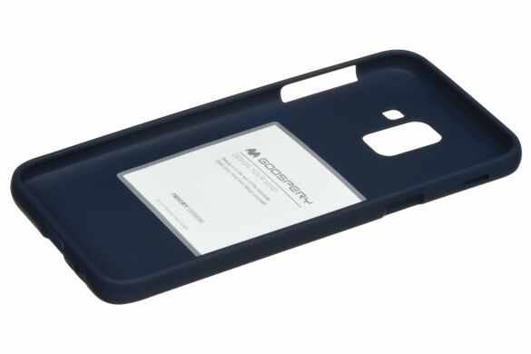 Защитный чехол MERCURY Soft Feeling для Samsung Galaxy J6 2018 (J600) - Midnight Blue
