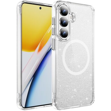 Захисний чохол Reframe Glitter Magnetic Case для Samsung Galaxy S26 (S942) - White