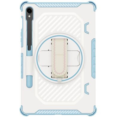 Защитный чехол Reframe Kickstand Strap для Samsung Galaxy Tab S7 / S8 / S9 / S9 FE (T870/T875/X700/X706/X710/X716/X510) - Blue