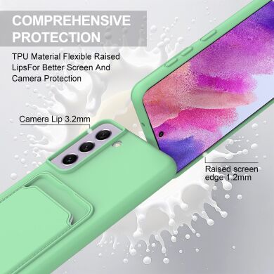 Защитный чехол Reframe Silicone Holder для Samsung Galaxy S21 FE (G990) - Yellow