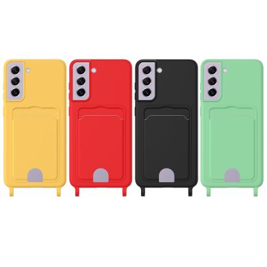 Защитный чехол Reframe Silicone Holder для Samsung Galaxy S21 FE (G990) - Yellow