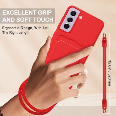 Защитный чехол Reframe Silicone Holder для Samsung Galaxy S21 FE (G990) - Yellow