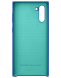 Защитный чехол Silicone Cover для Samsung Galaxy Note 10 (N970) EF-PN970TLEGRU - Blue. Фото 4 из 5