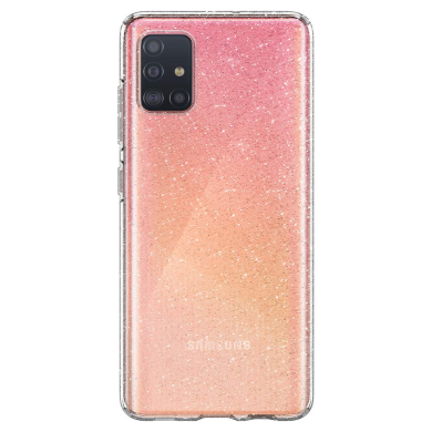 Захисний чохол Spigen (SGP) Liquid Crystal Glitter для Samsung Galaxy A51 (А515) - Crystal Quartz