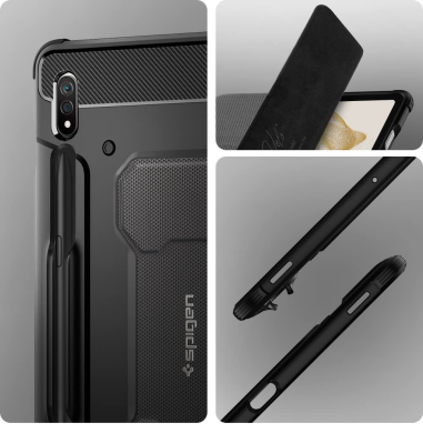 Захисний чохол Spigen (SGP) Rugged Armor Pro для Samsung Galaxy Tab S7 (T870/875) / S8 (T700/706) - Black