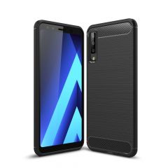 Захисний чохол UniCase Carbon для Samsung Galaxy A7 2018 (A750) - Black