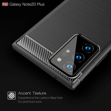 Захисний чохол UniCase Carbon для Samsung Galaxy Note 20 Plus - Red