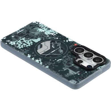 Захисний чохол YOUNGKIT Camouflage Circuit MagSafe для Samsung Galaxy S26 Ultra (S948) - Black