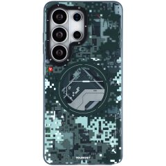 Захисний чохол YOUNGKIT Camouflage Circuit MagSafe для Samsung Galaxy S26 Ultra (S948) - Black