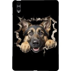 Защитный кейс Deexe Art Style для Samsung Galaxy Tab S12 Plus - German Shepherd