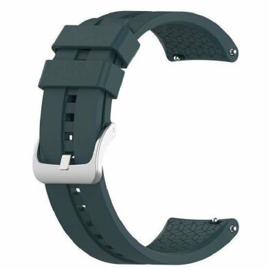 Ремінець UniCase Soft Strap для годинників з шириною кріплення 22мм - Blackish Green