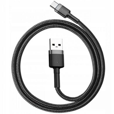 Кабель Baseus Cafule USB to MicroUSB (2.4A, 0.5m) CAMKLF-AG1 - Black / Grey