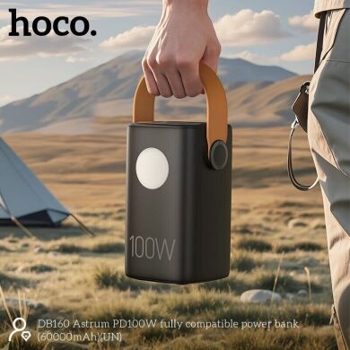 Внешний аккумулятор Hoco DB160 Astrum PD100W (60000mAh) - Black