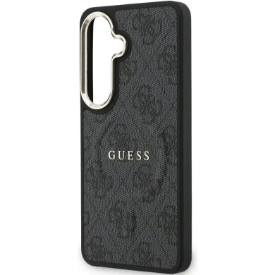 Защитный чехол Guess 4G Embossed Ring MagSafe для Samsung Galaxy S26 (S942) GUHMS26SP4MSEGCK - Black