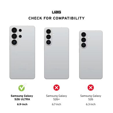 Ударопрочный чехол URBAN ARMOR GEAR Trooper MagSafe для Samsung Galaxy S26 Ultra (S948) 214516114G31 - Clear / Ash