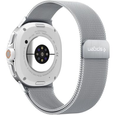 Ремінець Spigen (SGP) Metal Fit для Samsung Galaxy Watch 8 (40/44mm) / 8 Classic (AMP10121) - Silver