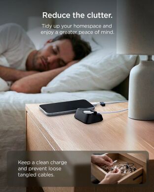 Держатель для кабелей Spigen Magnetic Cable Holder (APP11145) - Black