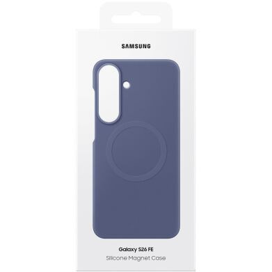 Оригинальный силиконовый чехол Silicone Magnet для Samsung Galaxy S26 FE (EF-ES741CLEGWW) - Blue Violet