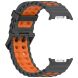 Ремешок Deexe Ocean Strap для Samsung Galaxy Watch 8 (40/44mm) / 8 Classic - Grey / Orange. Фото 3 из 6