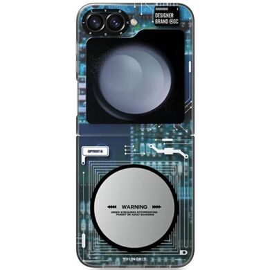 Защитный чехол YOUNGKIT Technology Series для Samsung Galaxy Flip 6 - Ghost Grey