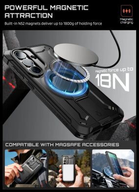 Захисний чохол Supcase Unicorn Beetle Pro MagSafe для Samsung Galaxy S26 (S942) 843439160842 - Black