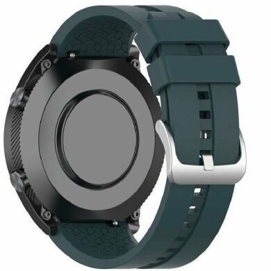 Ремешок UniCase Soft Strap для часов с шириной крепления 22мм - Blackish Green