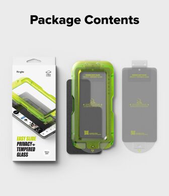 Комплект захисних стекол (2шт) Ringke Easy Slide Privacy для Samsung Galaxy S26 Plus (S947) 8800328815384