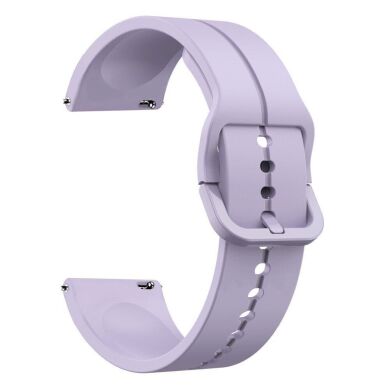 Ремешок Deexe Soft Line для часов с шириной крепления 22мм - Light Purple