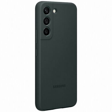 Чохол Silicone Cover для Samsung Galaxy S22 (S901) EF-PS901TGEGRU - Forest Green