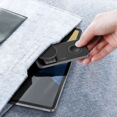 Бездротовий зарядний пристрій Tech-Protect QI15W-A47 3 in 1 - Black