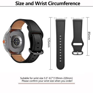 Ремешок KALEBOL Classic Strap для Samsung Galaxy Watch 8 (40/44mm) / 8 Classic - Black