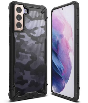 Защитный чехол RINGKE Fusion X для Samsung Galaxy S21 Plus (G996) - Camo Black