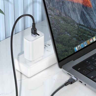 Кабель Hoco X109 Type-C to Type-C (60W, 3A, 1m) - Black