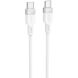 Кабель Hoco X109 Type-C to Type-C (60W, 3A, 1m) - White