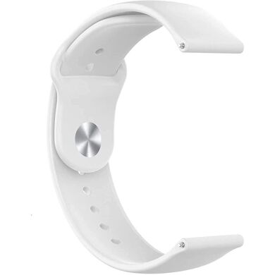 Ремешок ArmorStandart Silicone Watch Strap для часов с шириной крепления 20мм - White