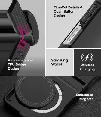 Защитный чехол Ringke Onyx Flap Magnetic для Samsung Galaxy Flip 8 (8800380460591) - Black