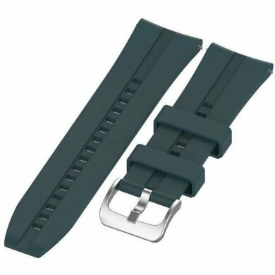 Ремінець UniCase Soft Strap для годинників з шириною кріплення 22мм - Blackish Green