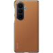 Защитный чехол SULADA Natural Leather Case для Samsung Galaxy Fold 8 Ultra - Brown. Фото 1 из 11