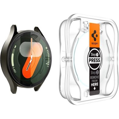 Комплект защитных стекол Spigen (SGP) Screen Protector EZ Fit Glas.tR (FW) для Samsung Galaxy Watch 7 (40mm)