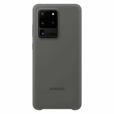 Чехол Silicone Cover для Samsung Galaxy S20 Ultra (G988) EF-PG988TJEGRU - Gray