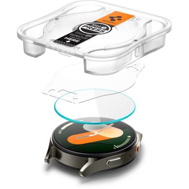 Комплект защитных стекол Spigen (SGP) Screen Protector EZ Fit Glas.tR (FW) для Samsung Galaxy Watch 7 (40mm)