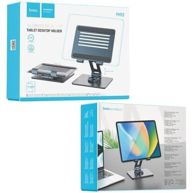 Подставка для планшета Hoco PH52 Might Metal - Grey