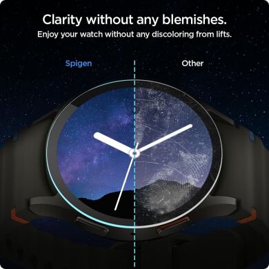 Комплект защитных стекол Spigen (SGP) Screen Protector EZ Fit Glas.tR (FW) для Samsung Galaxy Watch 7 (40mm)