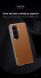 Защитный чехол SULADA Natural Leather Case для Samsung Galaxy Fold 8 Ultra - Brown. Фото 4 из 11