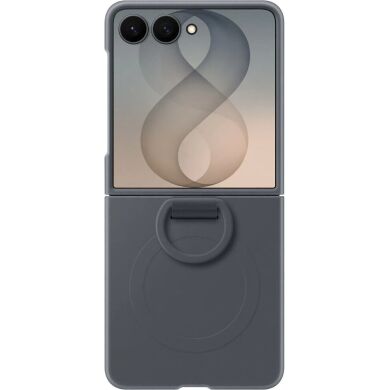 Оригінальний чохол Silicone Ring Magnet для Samsung Galaxy Flip 8 (EF-EF776CBEGUA) - Black