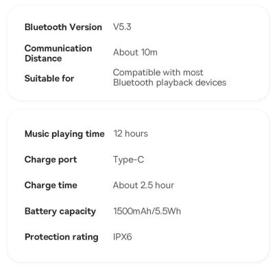 Портативна акустика Baseus OS AeQur 30 Mini (A20077900123-00) - Cosmic Black