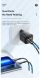 Мережевий зарядний пристрій ESSAGER Camber GaN 20W (USB + Type-C) ECTAC-HMB01-P - Black