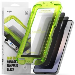 Комплект защитных стекол (2шт) Ringke Easy Slide Privacy для Samsung Galaxy S26 Plus (S947) 8800328815384