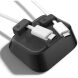 Держатель для кабелей Spigen Magnetic Cable Holder (APP11145) - Black. Фото 1 из 12