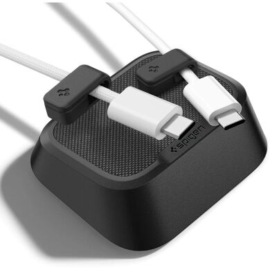 Держатель для кабелей Spigen Magnetic Cable Holder (APP11145) - Black